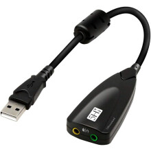 Sound Card Adapter for Desktop Notebook, 5.1 Channel Sound Support with Plug and Play Feature for Enhanced Audio Experiences