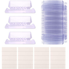 Organize seu espaço de trabalho: Abas suspensas para pastas de arquivos, abas plásticas multicoloridas para uma organização personalizada,