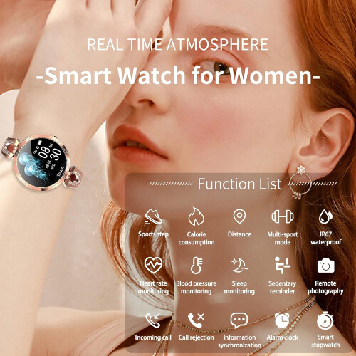 Έξυπνα ρολόγια υψηλής τεχνολογίας, Fitness Tracker με προσαρμόσιμη πρόσοψη ρολογιού, 2