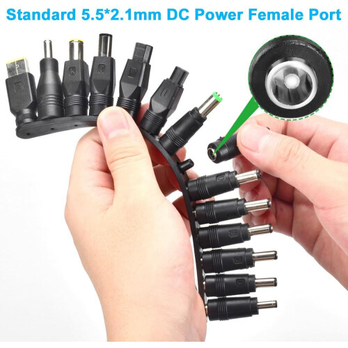 Κιτ βυσμάτων Universal DC Connectors, Υποδοχή τροφοδοτικού που εξασφαλίζει συμβατότητα 1