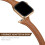 Κομψό δερμάτινο λουράκι Apple Watch, κομψό ανταλλακτικό λουράκι για απλό και κομψό 3