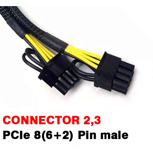 Συνδετήρας Sata To8Pin για βολικές λύσεις ισχύος, εφαρμογή Btc Miner, απλοποίηση της 2