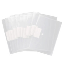 Strapazierfähige und wiederverwendbare, farbige transparente Umschläge mit Druckknopfverschluss, wasserdichter Schutz für einfache Aufbewahrung