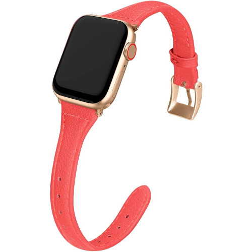 Κομψό δερμάτινο λουράκι Apple Watch, κομψό ανταλλακτικό λουράκι για απλό και κομψό