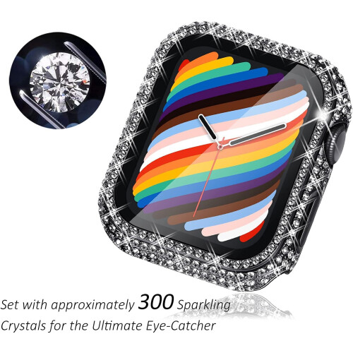 Κομψή θήκη προστασίας για Apple Watch Series 6/5/4 44mm, στρατιωτικής ποιότητας προστατευτική 2