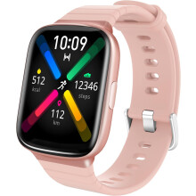 Smart Watch, Sport Mode Activity Tracker, Full Touch Screen for iPhone Android (Pink)
