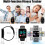 Έξυπνο ρολόι: Fitness Tracker, Καρδιακός παλμός, Ύπνος, Οξυγόνο αίματος, Αδιάβροχο IP67, 6