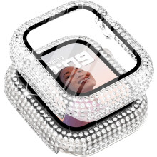 Stilvolle Schutzhülle für Apple Watch Series 6/5/4 (44 mm), Schutzfolie in Militärqualität garantiert Schutz vor Kratzern und Stößen mit echter