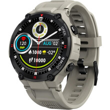 Robuste Smartwatch im Militärstil für Herren, nach Militärstandard, mit Bluetooth-Telefonfunktion, integriertem Lautsprecher, unterstützt