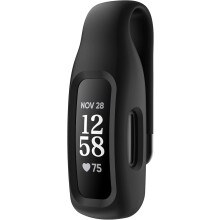 Fitbit Inspire2Clip, hållbar flexibel silikonvattentålig lättrengörbar hållare, mjuk silikonklämma för påklämningsläge, midnattsblå,