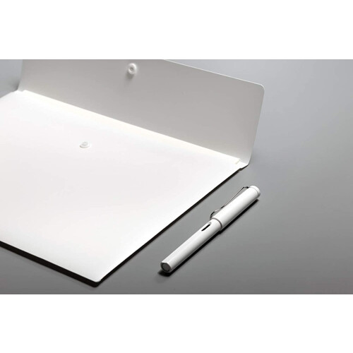 Polyester And Polypropylene (Pp) Clear A4 Letter Size Envelopes, Semi-Translucent With Snap Closure, Versatile Use, 5 Pack 2