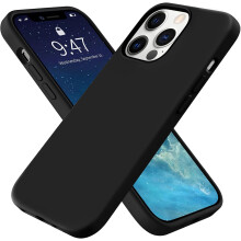 Elegante, stoßfeste Schutzhülle für iPhone 13 Pro Max, aus flüssigem Silikon mit kratzfestem Mikrofaserfutter, erhöhtem Kameraausschnitt und