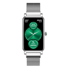 Luxurious Touch Screen Smart Watch for Women, Bluetooth Call & Text Smartwatch with Heart Rate Monitor, Fitness Tracker for iOS Android Phones, St