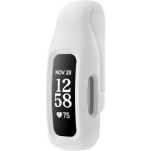 Fitbit Inspire2Clip, hållbar flexibel silikonvattentålig lättrengörbar hållare, mjuk silikonklämma för påklämningsläge, midnattsblå,