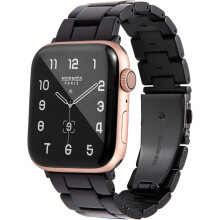 Klockarmband i harts, unik design, lättviktigt hartsarmband för Apple Watch, bekvämt att bära med enkel justering för serie 7, 6, SE, 5, 4, 3,