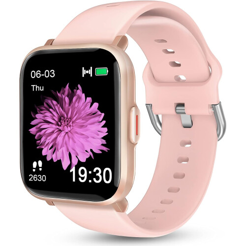 Κομψό έξυπνο ρολόι, Fitness Tracker με λήψη/κλήση κλήσεων, αδιάβροχο IP68 και μεγάλη