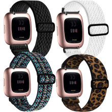 Ρυθμιζόμενες ελαστικές λωρίδες Fitbit Versa, ελαστικό νάιλον αναπνεύσιμο αθλητικό