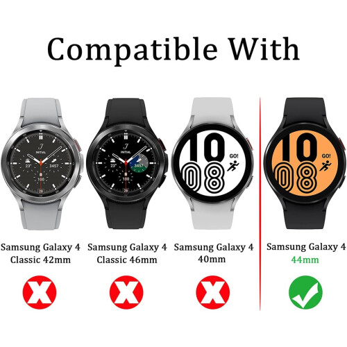 Προστασία για Samsung Galaxy Watch7 44mm, Αντιθαμβωτική ευαίσθητη οθόνη αφής με εύκολη 1