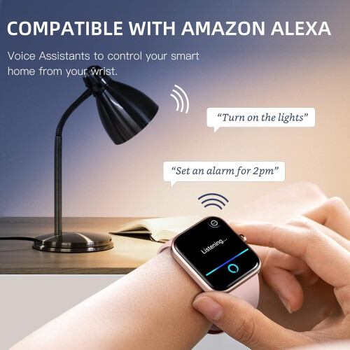 Έξυπνο ρολόι με Fitness Tracker, Bluetooth Call, IP68 Αδιάβροχο, 14 Λειτουργίες Αθλητισμού, Οθόνη HD, 1
