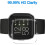 Προστατευτικό οθόνης συμβατό με Fitbit Versa2, η μεμβράνη Tpu κατά των φυσαλίδων 4