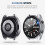Πακέτο προστασίας Samsung Galaxy Watch3, προστατευτικό οθόνης από σκληρυμένο γυαλί 2