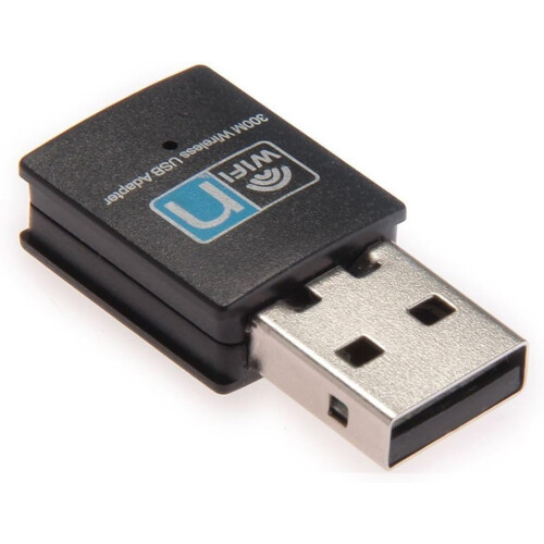 Εξαιρετικά συμπαγής κάρτα δικτύου USB, ασύρματη ταχύτητα 300Mbps για απρόσκοπτη ροή, 1