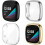 High Transparency Screen Protector Case Compatible Fitbit Sense Versa 3, Scratch-Proof Full Cover Protective Cases, Easy Install Remove for Stylish Pr 1