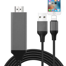 Mfi Certified Screen Mirroring Adapter For Iphone And Ipad, Digital Audio Plug And Play Full Hd 1080p Wide Compatibility No HdcP Support High Performa