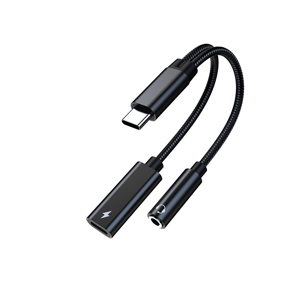 Smart Audio Companion, 2 In 1 Usb C To 3.5Mm Adapter With Pd Fast Charge, Hi-Fi Audio Quality For Google Pixel Samsung Galaxy Huawei, Plug And Play Wi 9176269923723