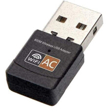 Kabelloser USB-WLAN-Dongle, AC600-Mbit/s-Dualfrequenz-Netzwerkadapter für Laptops und Desktop-PCs, unterstützt Windows 10/8/7, macOS, Linux und