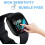 Screen Protector for Fitbit Sense/Versa 3, 3D Arc Edge Soft TPU Bumper Case Offers Full Coverage Protection, Easy Install Scratch Resistant Smartwatch 6