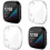 Screen Protector for Fitbit Sense/Versa 3, 3D Arc Edge Soft TPU Bumper Case Offers Full Coverage Protection, Easy Install Scratch Resistant Smartwatch 1