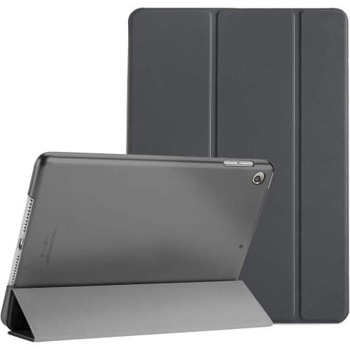 Capa sob medida para iPad de 10,2 polegadas, proteção completa, ultrafina e leve, com parte traseira rígida, função de ativação/desativação
