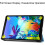 Capa tipo folio ultrafina inovadora para LG G Pad5 de 10,1 polegadas, com suporte para tela de ponta a ponta, processador Qualcomm Snapdragon e 4