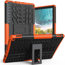 Robuuste beschermhoes voor Kindle Fire HD10 & 10 Plus 11e generatie, zachte TPU-binnenkant en harde PC-buitenkant beschermen tegen vallen en krassen,