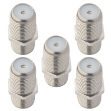 Adattatore per prolunga cavo, struttura resistente per prolunga cavo coassiale RG6, facile installazione, connettore femmina di tipo F, materiale