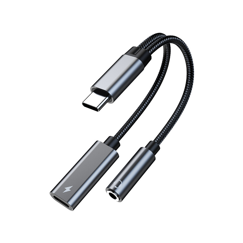 Smart Audio Companion, 2 In 1 Usb C To 3.5Mm Adapter With Pd Fast Charge, Hi-Fi Audio Quality For Google Pixel Samsung Galaxy Huawei, Plug And Play Wi 9176269923730