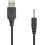 Καλώδιο φόρτισης USB πολλαπλών χρήσεων, εύκαμπτος σύνδεσμος βύσματος σε σχήμα 4