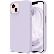 Flüssigsilikonhülle für iPhone 13, ultradünne, stoßfeste Schutzhülle mit Anti-Fingerabdruck-Beschichtung, entwickelt für