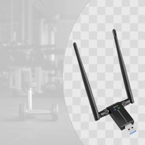 Προσαρμογέας Wifi USB υψηλής ταχύτητας, προσαρμογείς δικτύου υπολογιστών διπλής 2