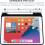 Θήκη για iPad 9th8th7ης γενιάς, Προστατευτικό κάλυμμα πίσω κελύφους TPU με ρυθμιζόμενες 2