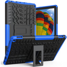 Robuuste beschermhoes voor Kindle Fire HD10 & 10 Plus 11e generatie, zachte TPU-binnenkant en harde PC-buitenkant beschermen tegen vallen en krassen,
