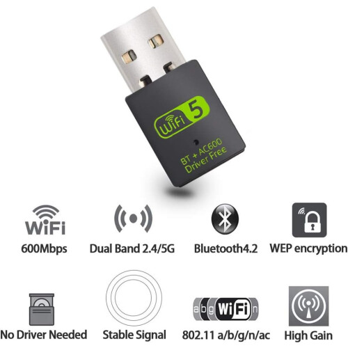 Ασύρματη ελευθερία με προσαρμογέα USB WiFi, κάρτα δικτύου χωρίς πρόγραμμα οδήγησης 1