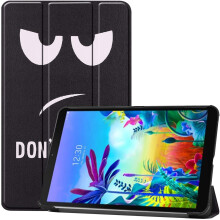 Premium Smart Case voor LG G Pad 5 10.1 inch, lichtgewicht drievoudig opvouwbare standaardhoes, ontworpen voor de modellen LM-T600L en T60 (uitgave