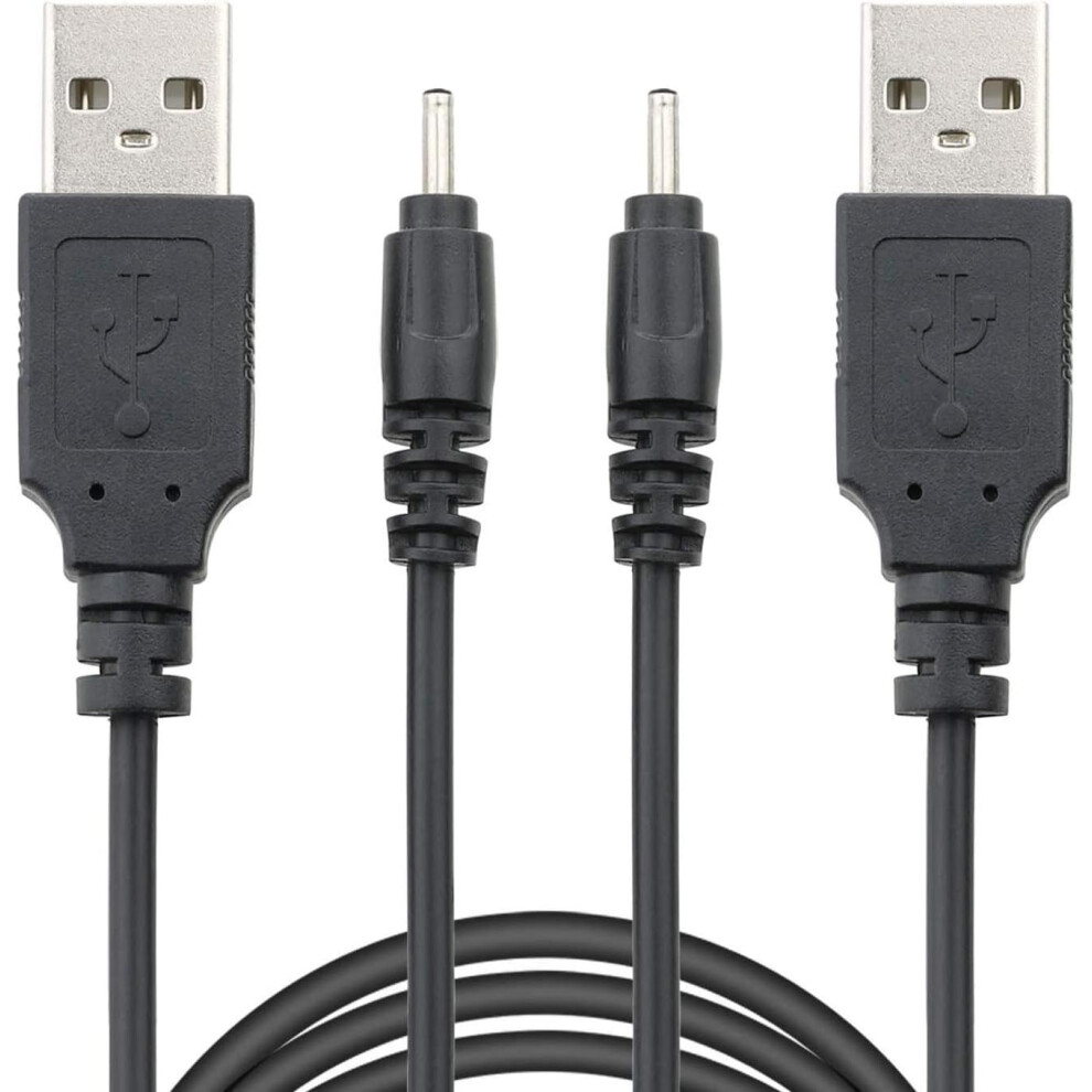 Multipurpose Usb Charger Cable, Flexible Plug Barrel Connector For Small Electronics And Devices With 2.0Mm Barrel Jack, Travel-Friendly Size, 2Pcs 9012494679601