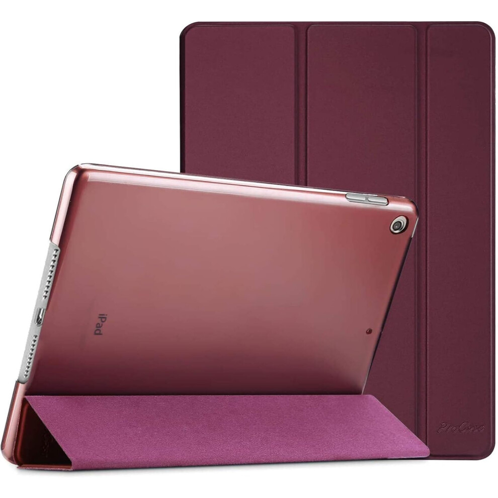 Precision-Cut Case For Ipad 10.2, Elegant Translucent Frosted Pc Back Shell With Slim Stand Hard Back Shell, Ideal For 9Th Generation 2021/8Th Generat 9012494629156