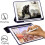 Capa protetora completa para iPad, capa fina de TPU com suporte inteligente e função Wake/Sleep para modelos de 10,2 polegadas, parte traseira em 6