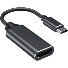 Adattatore HDMI, connettore da USB-C a HDMI, soluzione plug and play per streaming 4K senza interruzioni, compatibile con Thunderbolt 3, design