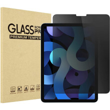 Protection d'écran de confidentialité pour iPad 10.9 (2020), adhésif en silicone avancé, installation sans bulles, ultra-mince (0,33 mm),