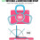 Capa híbrida de silicone à prova de choque para iPad de 10,2 polegadas (9ª/8ª/7ª geração), rosa-azulada, suporte giratório 360, proteção 7